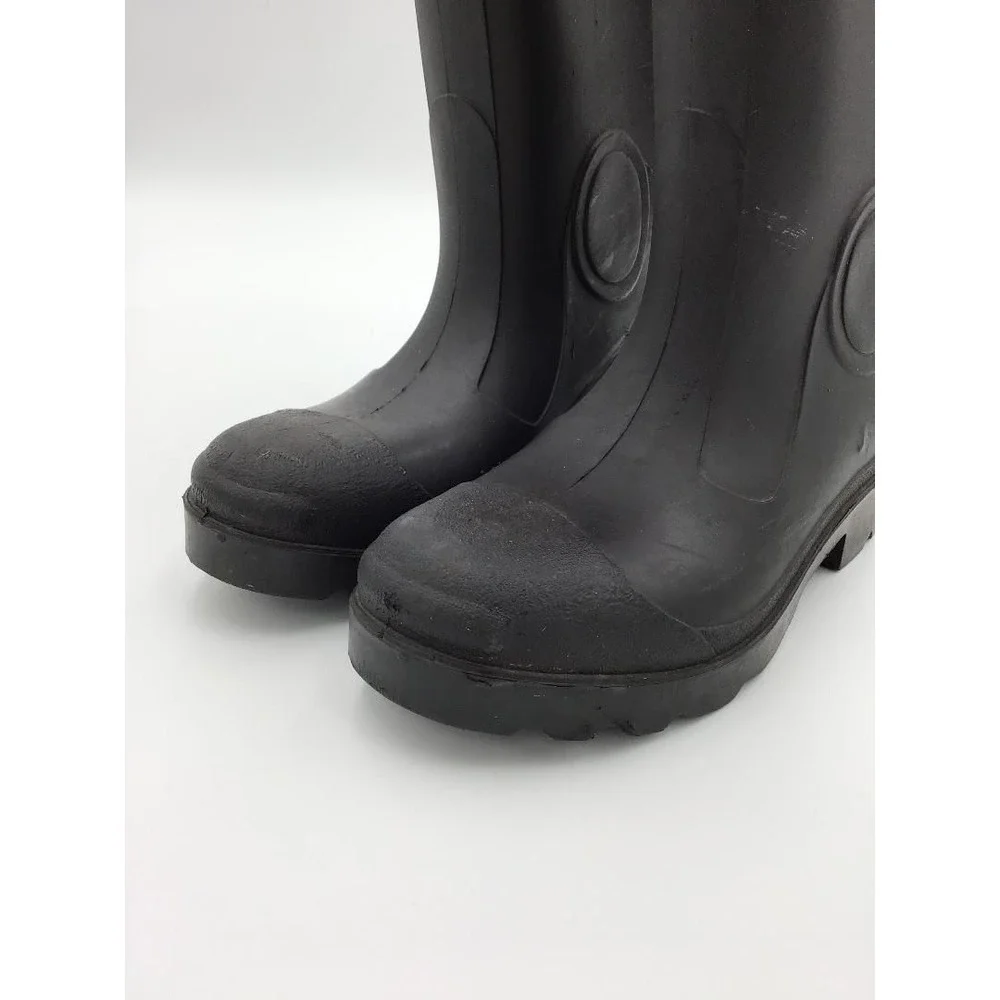 LaCrosse Black Rubber Boots Youth Size USA Tall Waterproof Workwear Barn Boots